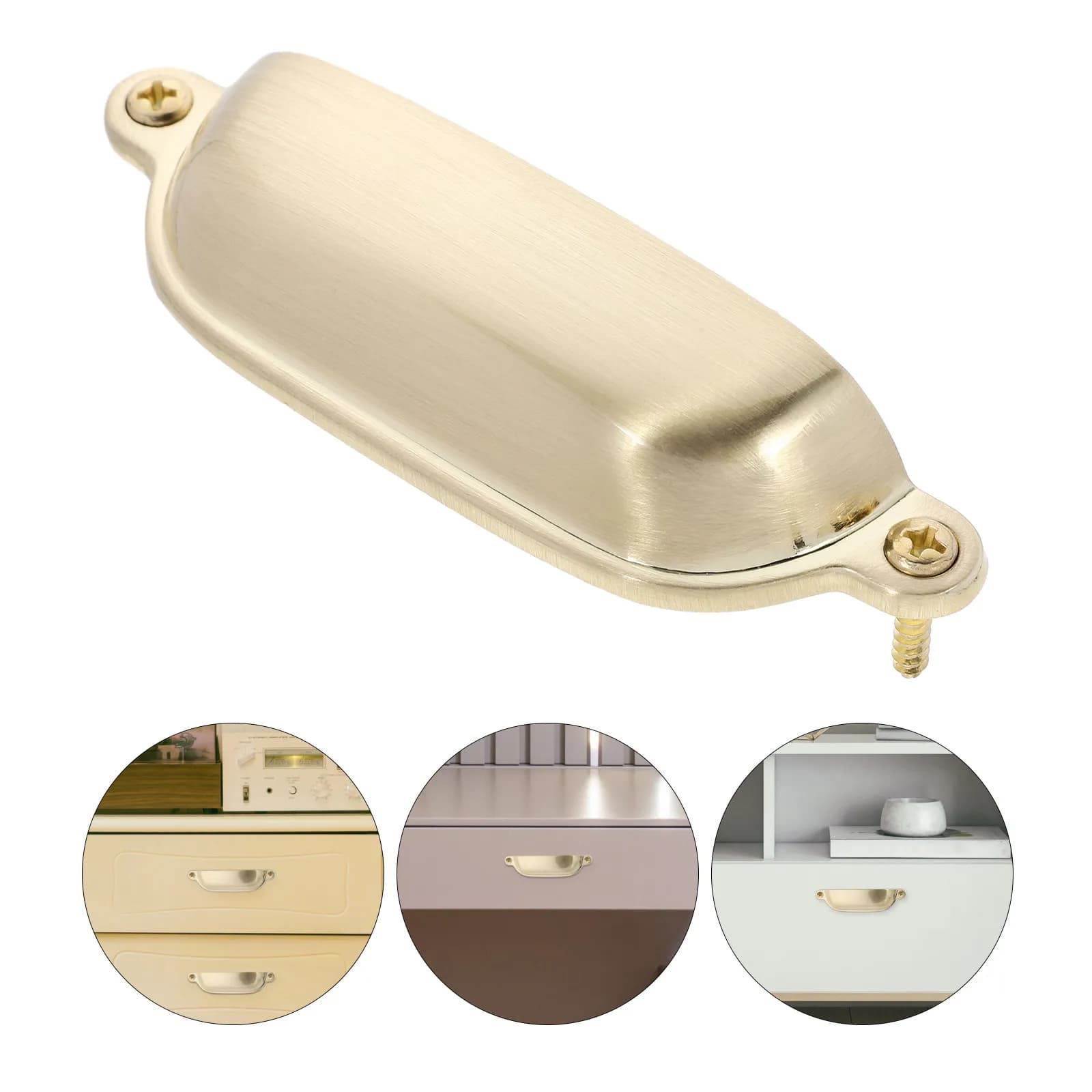 2 Pezzi Maniglie Vintage per Mobili, Pomelli per Cassetti, Maniglie per Armadi e Guardaroba, Accessori Metallici per Mobili