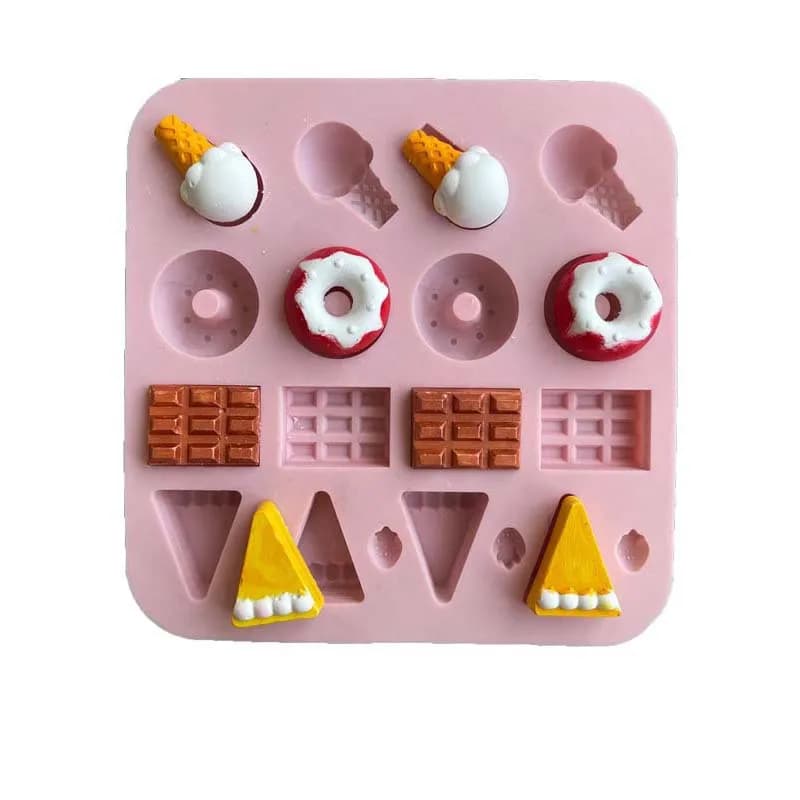 Ciambella silicone zucchero tornitura stampo torta biscotto al cioccolato decorazione gelato stampo fatto a mano fai-da-te