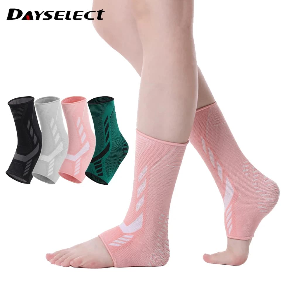 1PC compressione elastica nylon maglia tutore per caviglia protezione calcio basket supporto per caviglia manica recupero infortuni dolore articolare