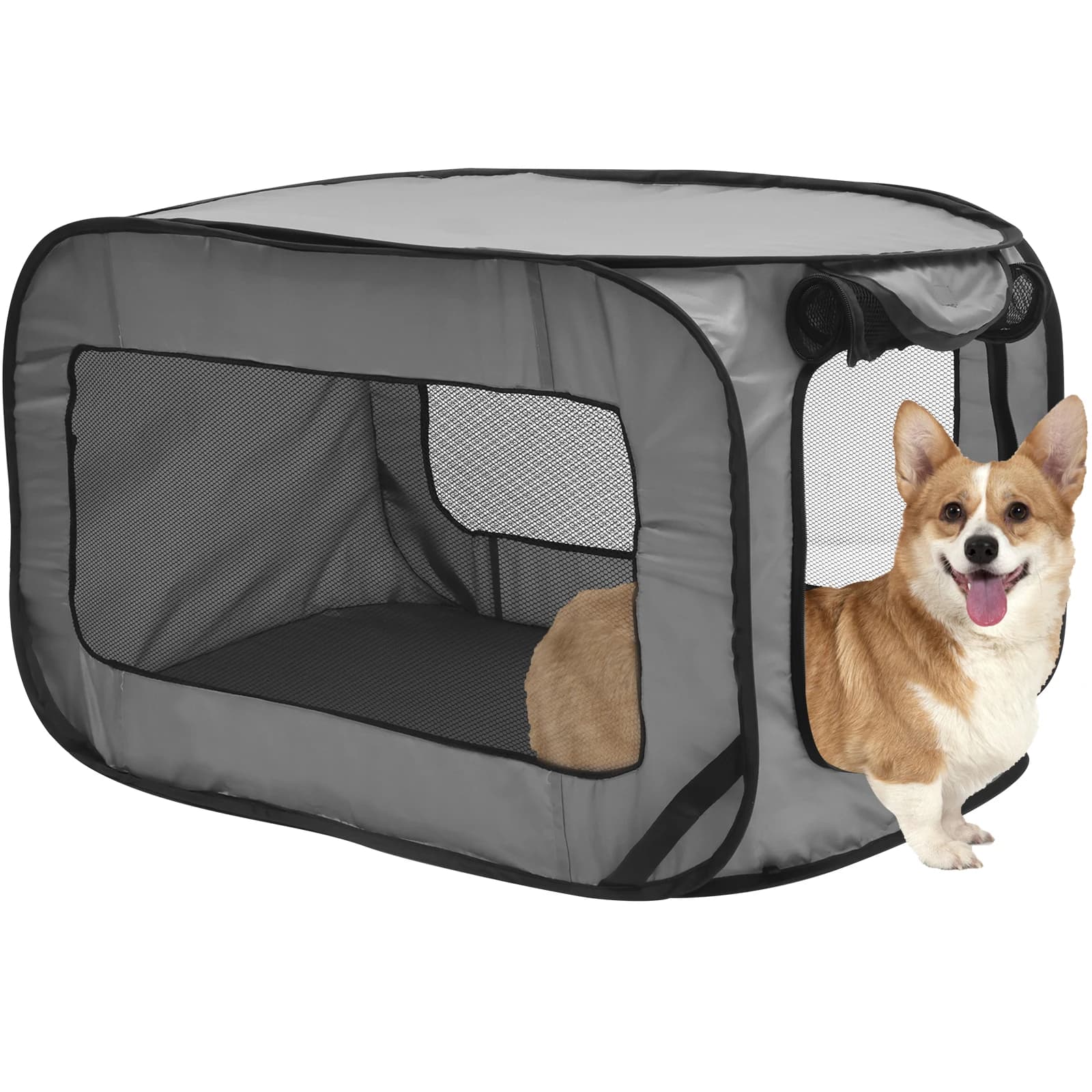 Trasportini per cani Cassa da viaggio Grande pieghevole Cuccia aperta pop Borsa per gatti portatile all'aperto Letto per animali domestici Tenda Casse Gabbia Casa