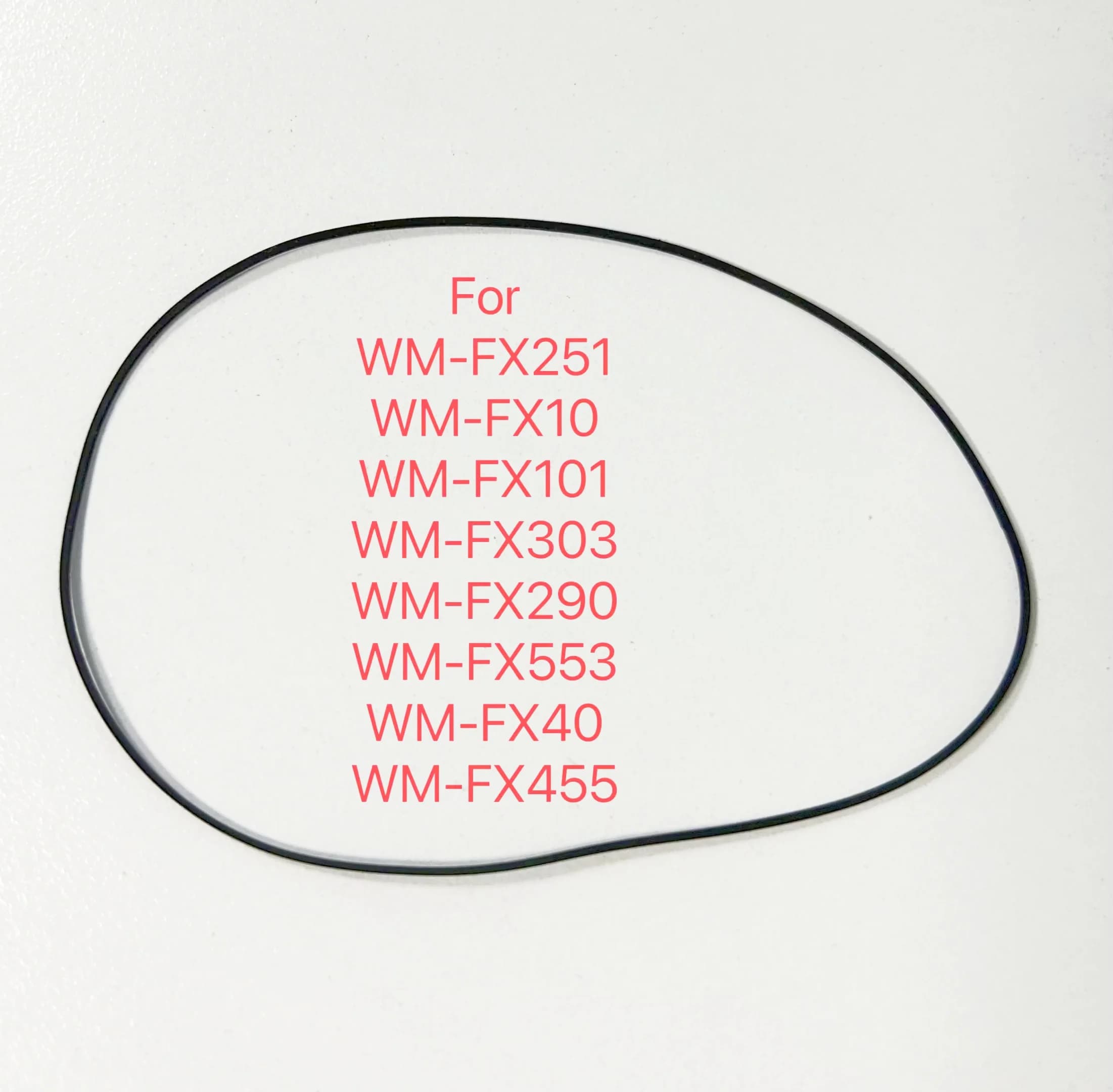 Cinghia per Sony WM-FX251 WM-FX10 WM-FX101 WM-FX303 WM-FX290 WM-FX553 WM-FX40 WM-FX455 Registratore a nastro Walkman Cassette Deck Radio
