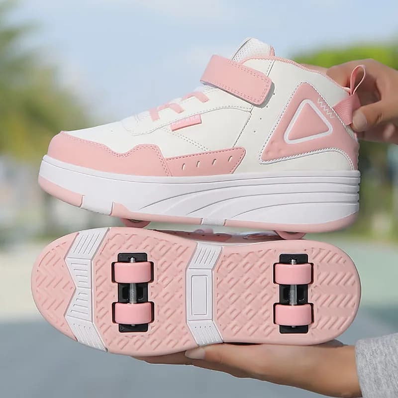 Kids Skate Shoes Kids Autumn Kids Fashion Casual Toy Sports Gift Kids 4 Wheels Sneakers Girls