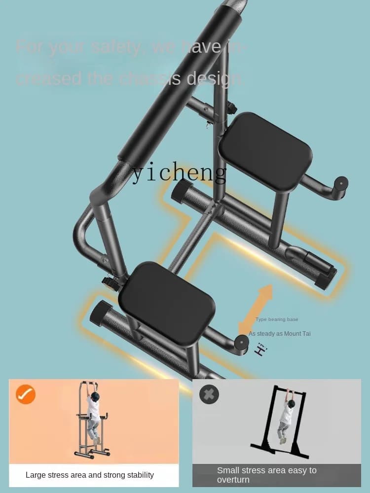 ZZ Traction device without punching with horizontal floor bar Sports equipment Fitness equipment