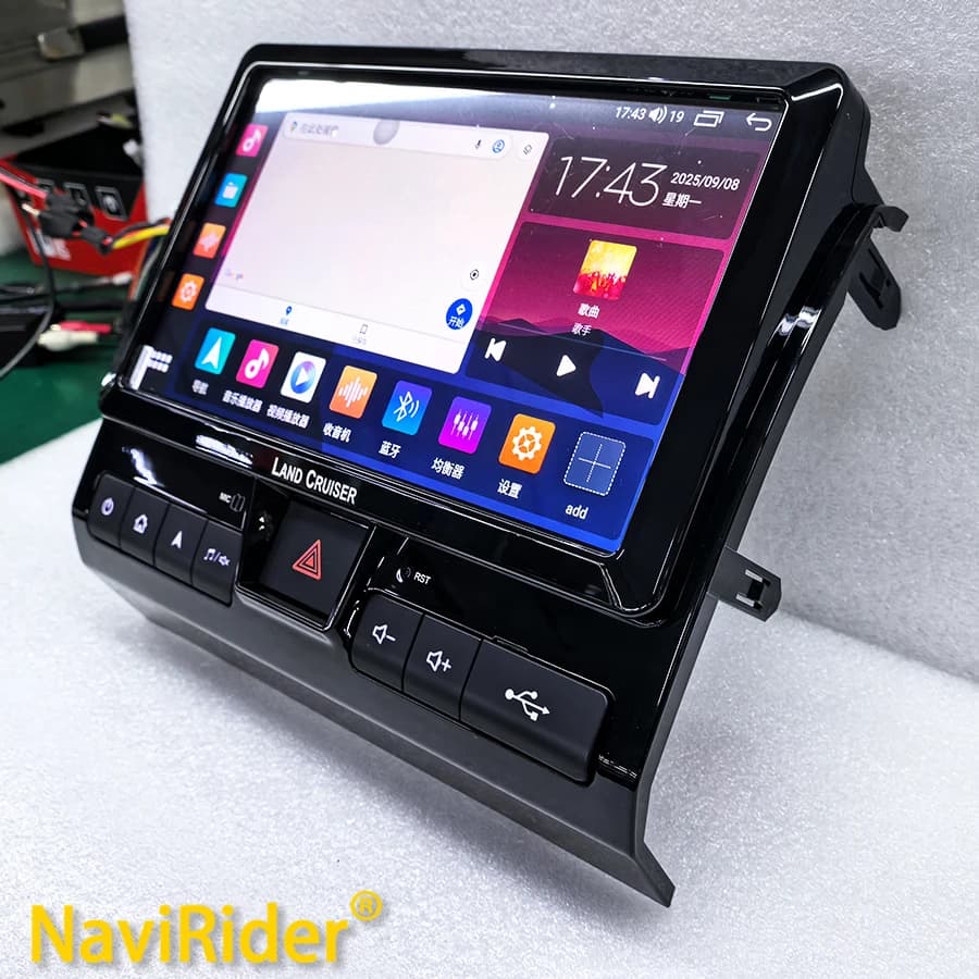 Autoradio Carplay Per Toyota Land Cruiser LC76 2007- 2025 Android 14 Lettore Video Multimediale Navigazione GPS Touch Screen Stereo