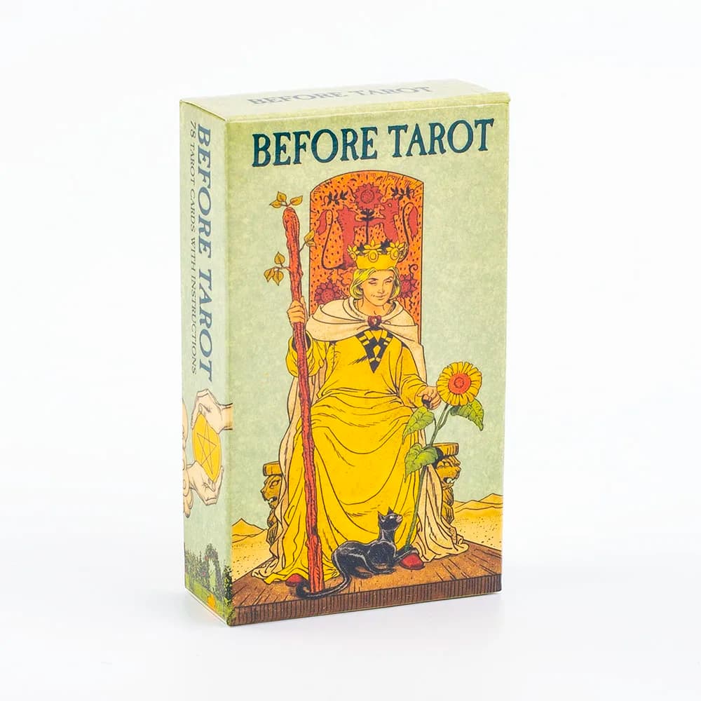 Prima dei tarocchi 78 mazzo di carte 10.4*6.1cm per principianti immagini tradizionali Oracle Deck divinazione gioco da tavolo intrattenimento dei tarocchi