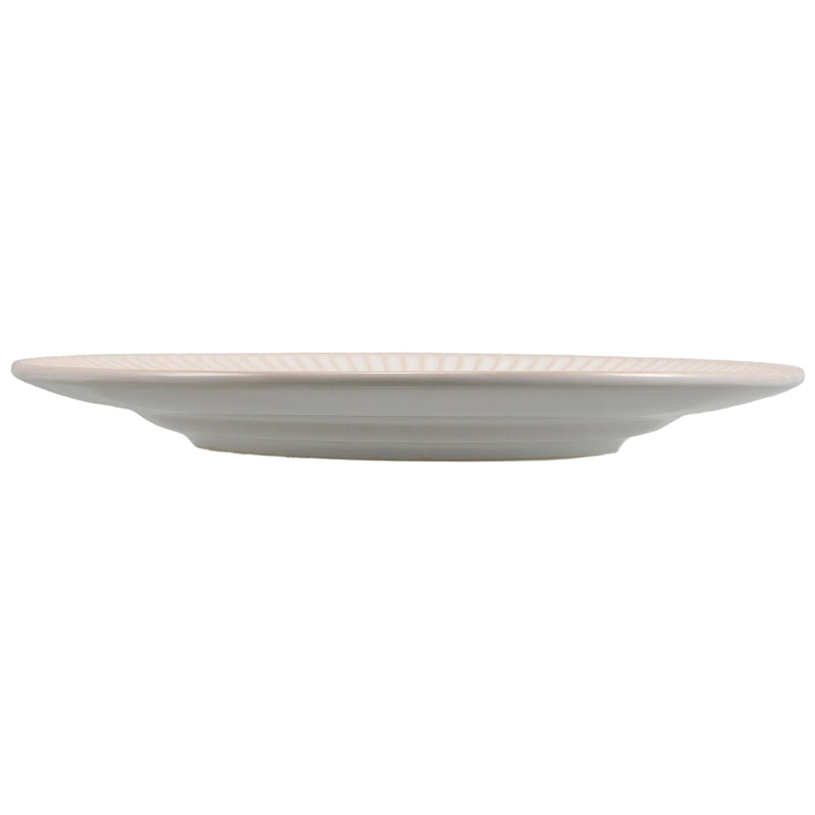 Ceramic Serving Plate Round Flat Minimalist Embossed Texture Steak Appetizer Fruit Dried Fruit Pastry Platter for Home Catering