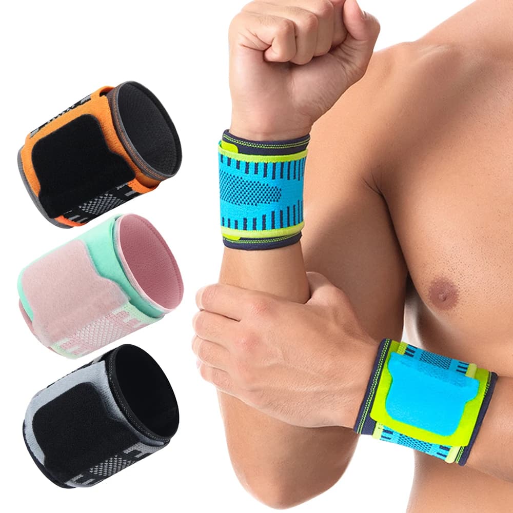 Supporto per Polso Regolabile per Uomini e Donne 1 Pezzo - Fascia Compressiva per Sollievo dal Tunnel Carpale, Supporto e Fitness/Sollevamento Pesi