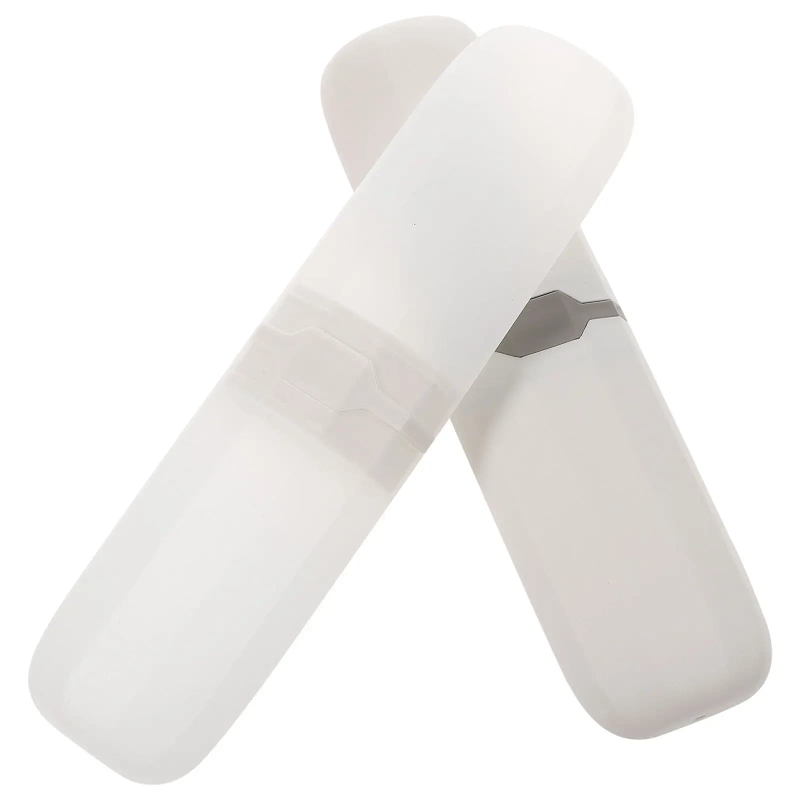 2 Pezzi Porta Spazzolini Premium, Custodia da Viaggio Compatta per Campeggio ed Escursionismo, Mantiene i Spazzolini Puliti e Ordinati, in Plastica Solida