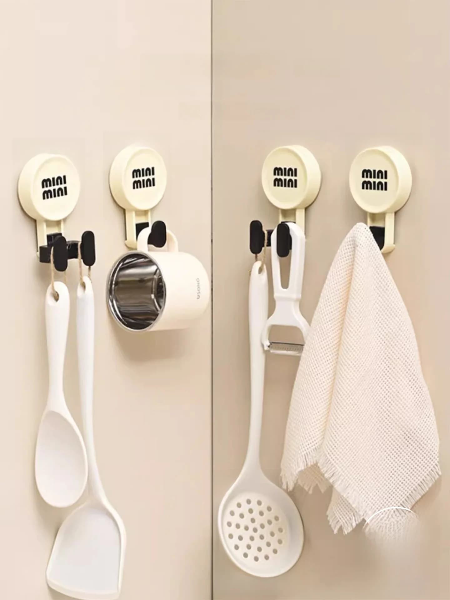 Gancio a ventosa potente per cucina e bagno, supporto da parete adesivo forte per la casa, resistente alle alte temperature