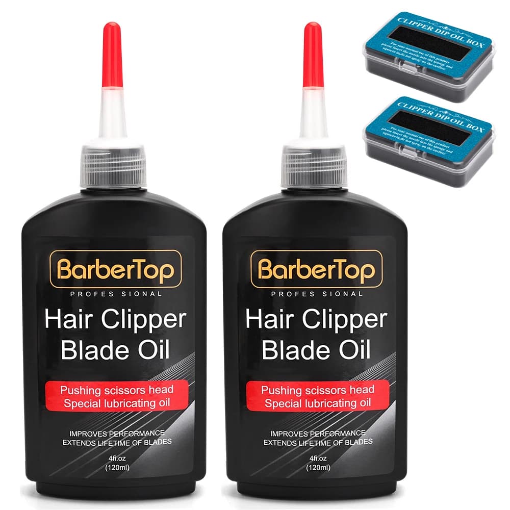 Professional Kit for Electric Blades Maintenance for Cutting Salon Hair, Oil Resistant with Lubrication Box and Ruggine Prevention