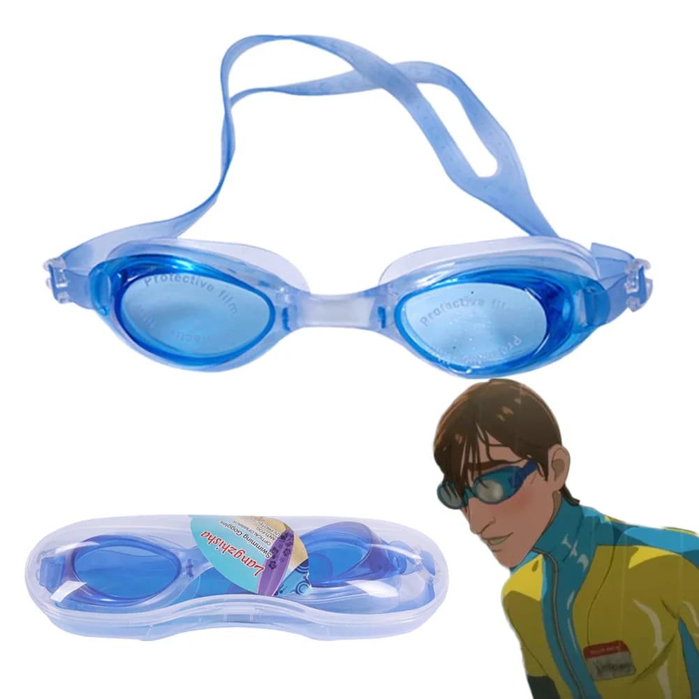 Waterboy Cosplay Blue Glasses, Costume Accessories, Halloween Scene Objects and Carnival Party