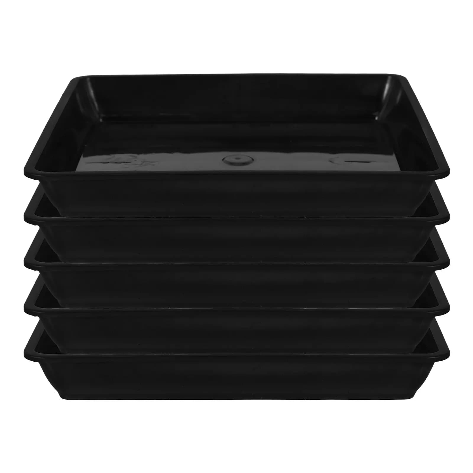 Flower Pot Tray Sturdy Premium PP Material Heat Resistant Plant Pot Saucer Perfect Garden Ornament Planter Holder Watering Tray