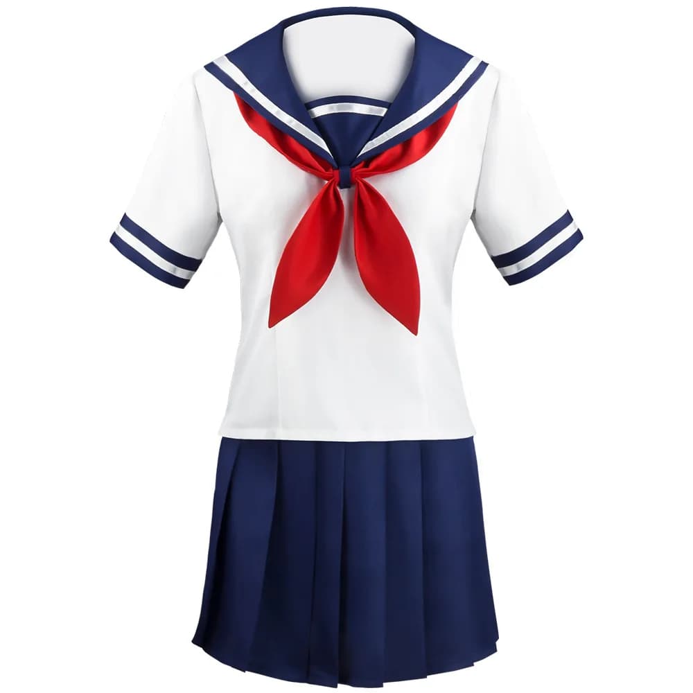 Cos-Animefly Yandere Simulator Ayano Aishi Yandere Chan Costume Cosplay Scuola Giapponese Ragazze Uniforme Marinaio Gonna A Pieghe