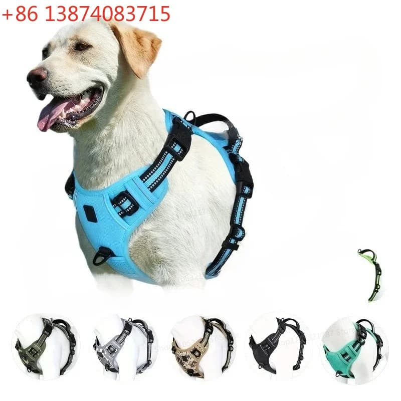 For Harness Easy Walking No Pull Dog Harness