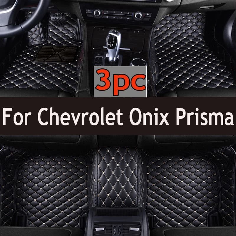 Tappetini auto Per Chevrolet Onix Prisma 2020 2021 2022 2023 Auto Tappeti Accessori Impermeabili Automobili Coperture Del Piede Personalizzate