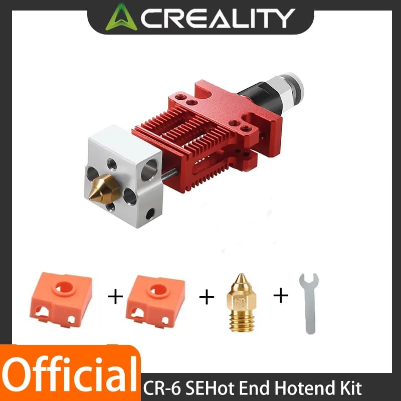 Creality Ufficiale CR6 SE Stampante 3D Estrusore Assemblato Hot End con Sistema di Livellamento Riscaldamento Raffreddamento 1.75 per stampante 3D serie CR