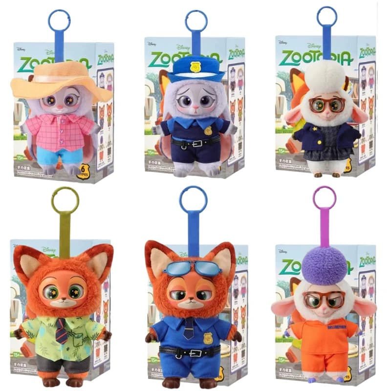 Serie Zootopia Originale Blind Box Nick Judy Bambola in Vinile Giocattolo Sorpresa Trendy Ciondolo Carino per Zaino Regalo Sorpresa per San Valentino