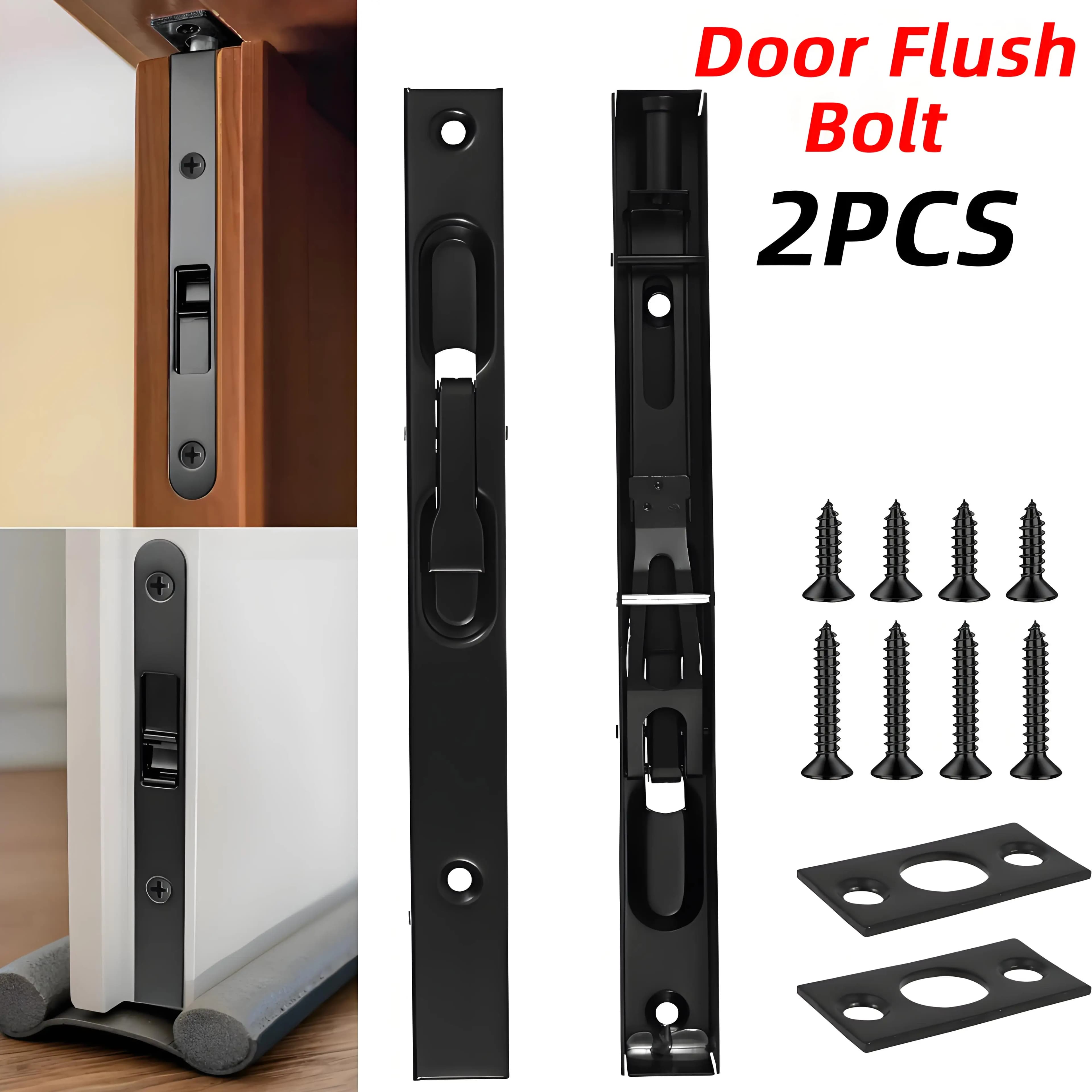 Serratura di sicurezza nascosta resistente agli urti antiruggine in acciaio inossidabile con bullone a filo da 2 pezzi con hardware per legno composito francese