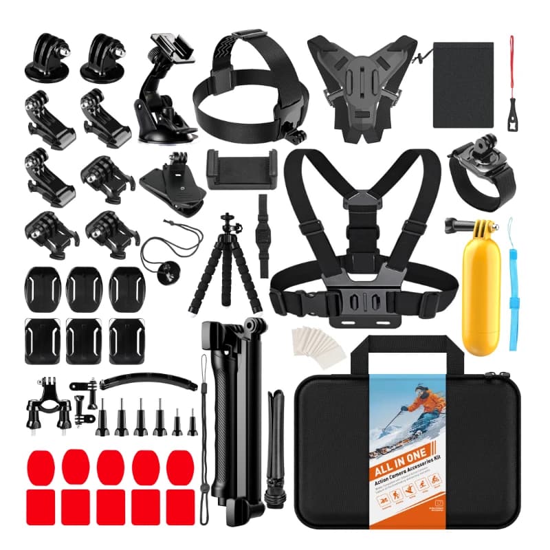 Kit accessori per action camera Supporto per cinturino Selfie Stick per moto