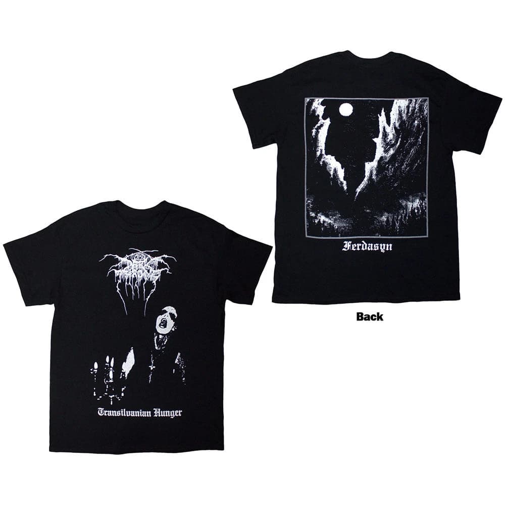 Darkthrone Transilvanian Hunger Band T-Shirt Cotton Graphic Tee Men Women Summer Streetwear
