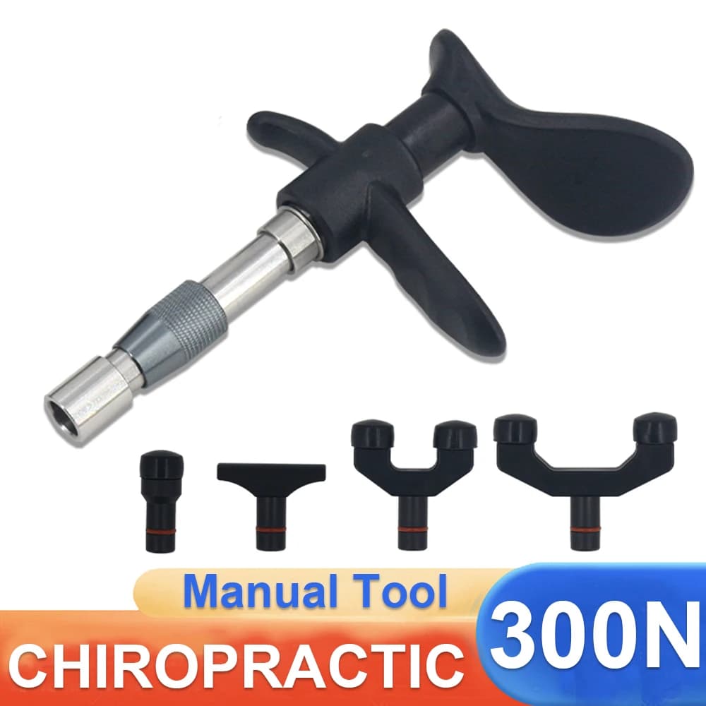 Manual Tool Portable for Chiropractics, Therapeutic Gun for Vertebral Correction, Efficace Sollievo from the Fatigue, Massage