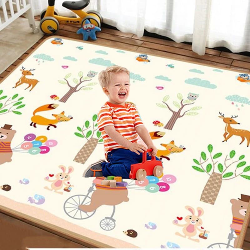 Baby Game Mat for Children's Safety Rugs 5 Sizes Available Non-toxic Baby Activity Gym Crawling Play Mats Carpet Folding Sending