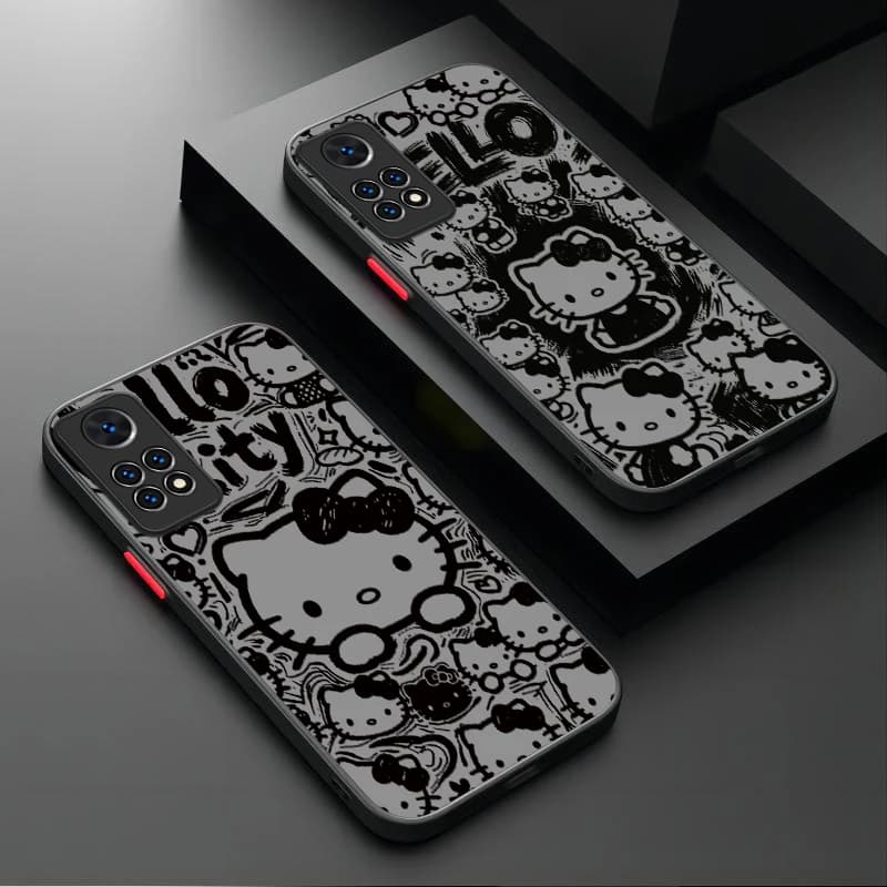 Custodia alla Moda Sanrio Hello Kitty per Xiaomi Redmi Note 14 13 12 11 Pro Plus 5G 12S 11S 10S 10 9 Redmi 14C 13C 12C 12 4G A3 A3X