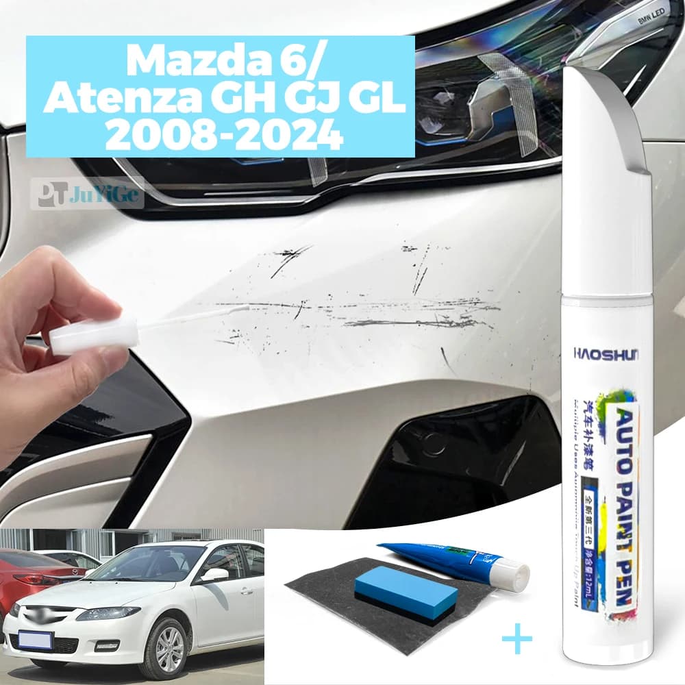 Per Mazda 6 Atenza GH GJ GL 2008-2024 2012 2013 2022 2023 Vernice per auto Penna Cura della vernice Riparazione graffi Pittura a cera Rimozione graffi