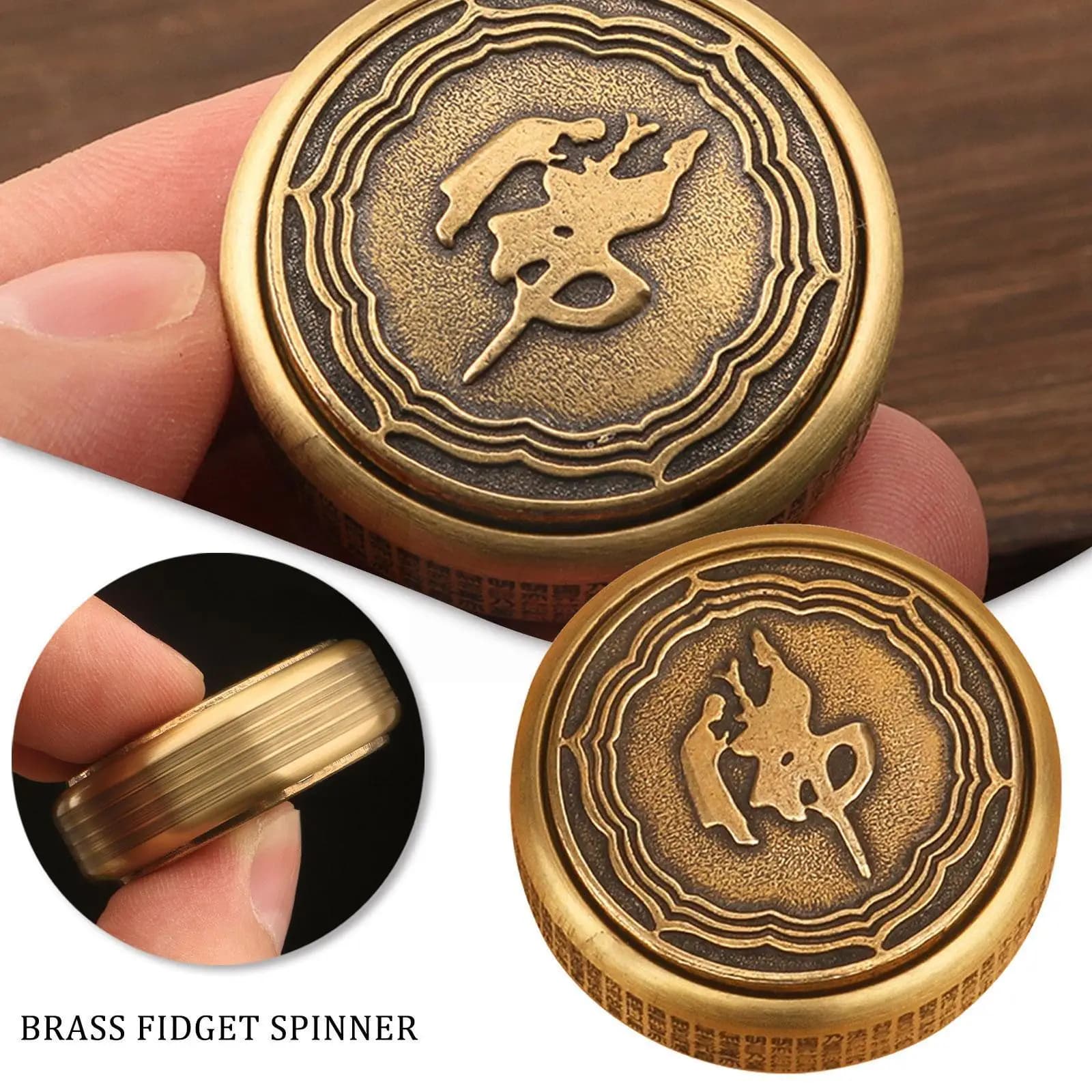 1 pz Zen Buddha Fidget Spinner Per Adulti In Metallo EDC Agitarsi Giocattoli ADHD Mano Spinner Antistress Giocattoli Ansia Sollievo dallo stress Giocattoli da scrivania