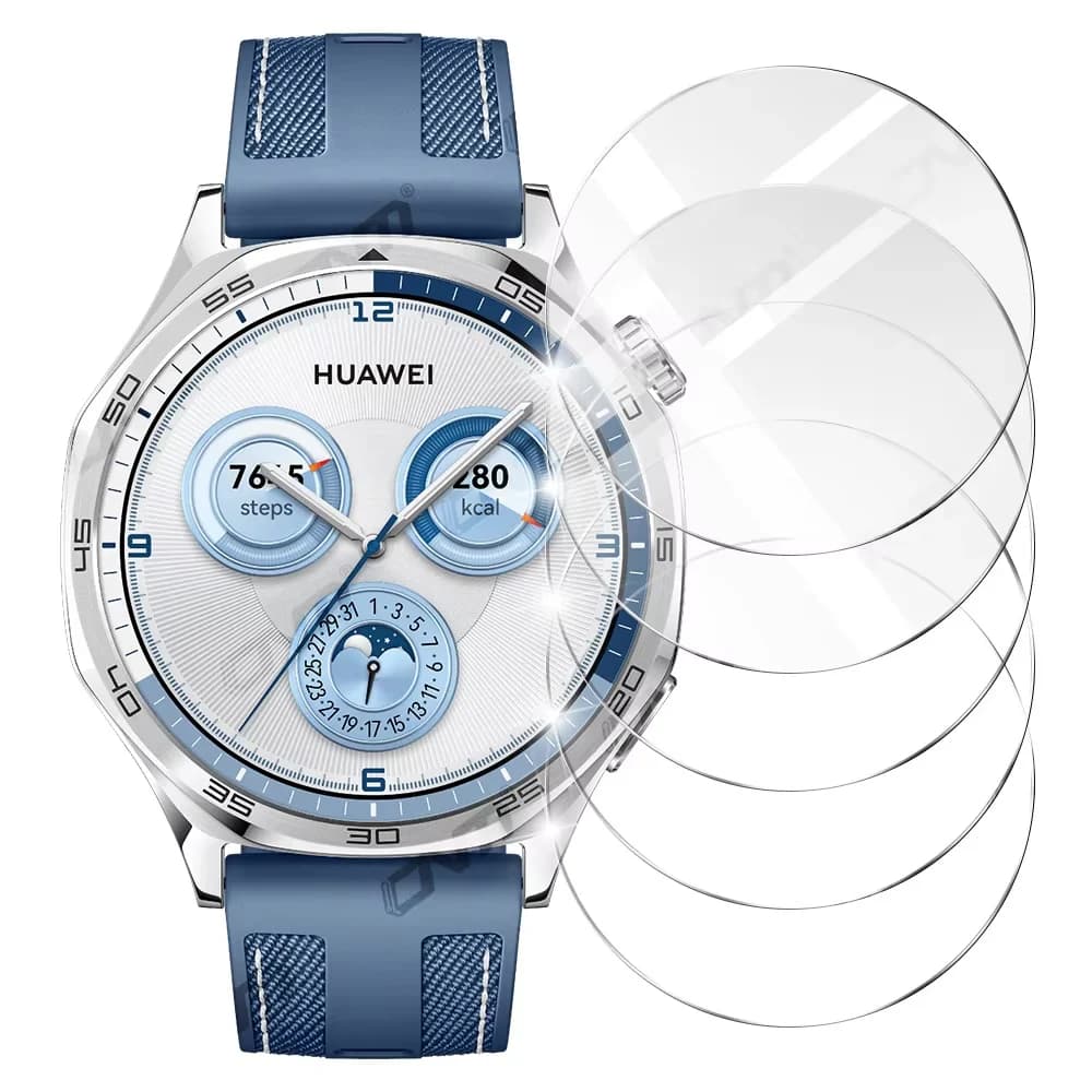 Proteggi schermo 2.5D per Huawei Watch GT 5 / GT5 Pro 46mm 42mm 41mm Pellicola protettiva antigraffio in vetro temperato Accessori
