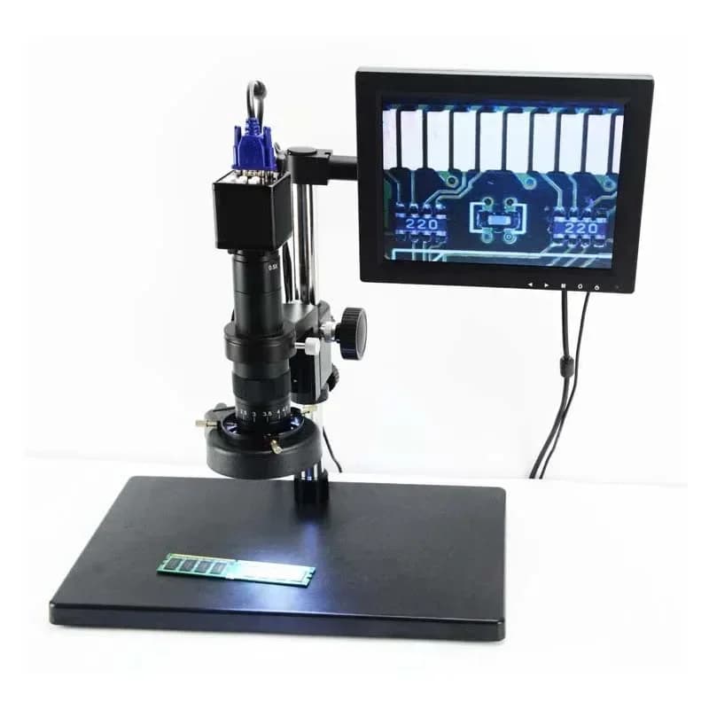 Microscopio video digitale PDOK con grande microscopio per saldatura per riparazione schermo LCD del telefono touch screen