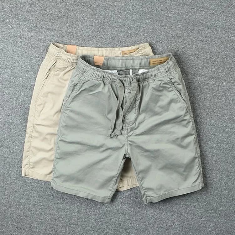 Men's Summer Casual Loose Fit Short Pants Five Inches Workwear Comfortable Loose Style Fashionable Shorts for Youth
