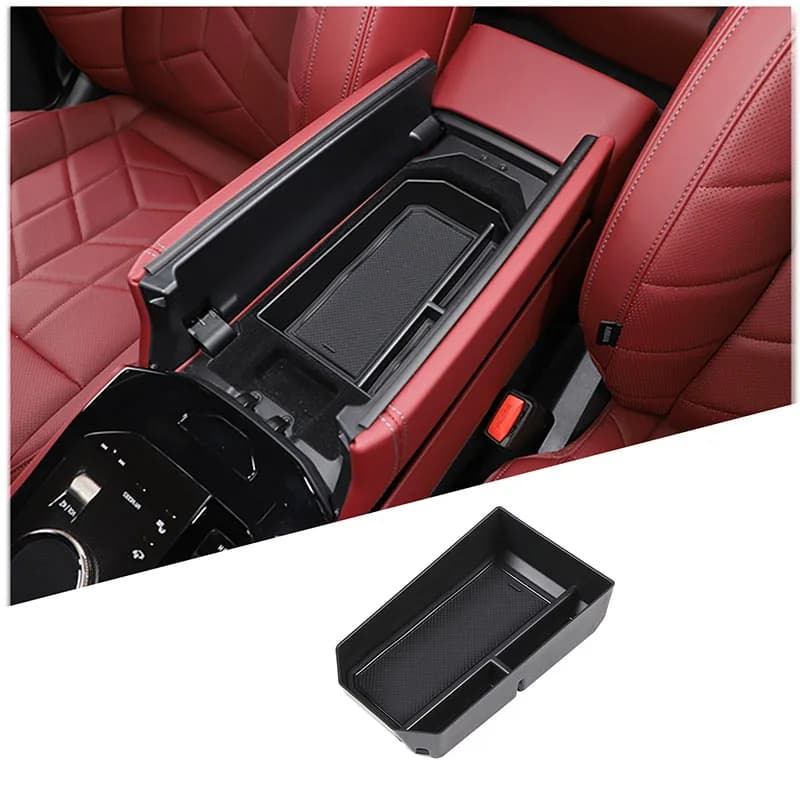 Scatola di immagazzinaggio del bracciolo dell'auto per BMW Serie 5 i5 G60 G68 2024-2025 Console centrale Contenitore Organizer Vassoio Accessori interni