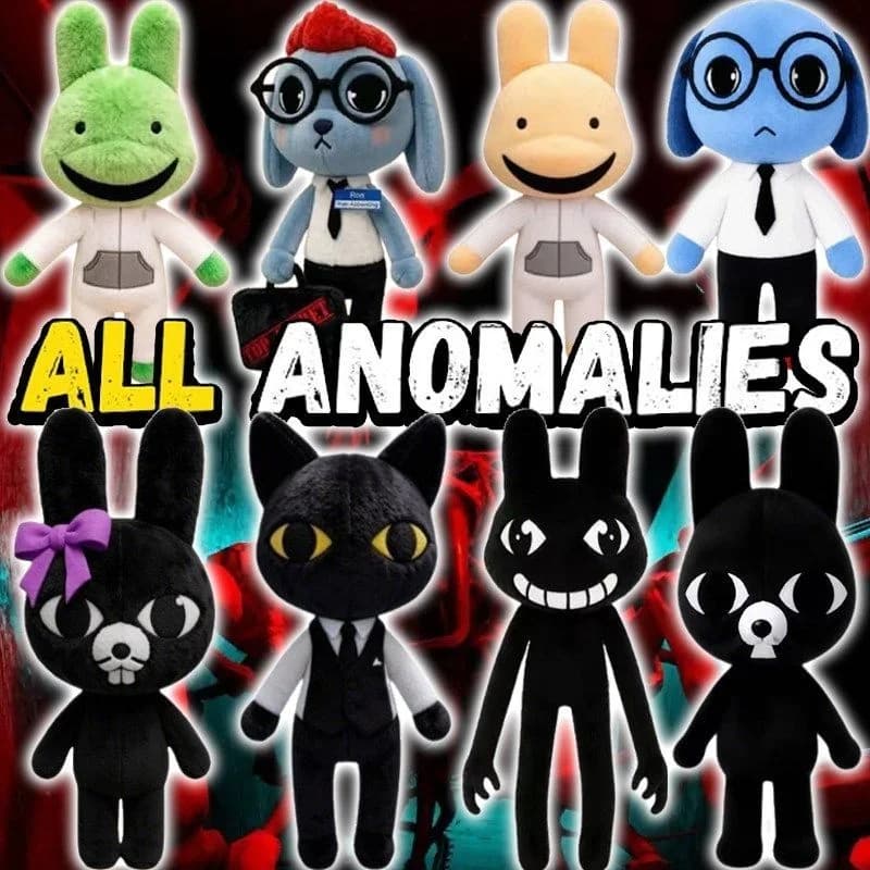 New Anime Animal Hospital Plush Horror Game Animal Hospital Anomaly Cat Dog Penguin Bunny Plushie Doll Toy Fans Collectible Gift
