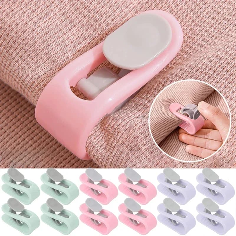 6PCS Non-slip and Needleless Mattresses Quilt Door Bed Accessories Cover Cover Clips Anti-correcting Springs