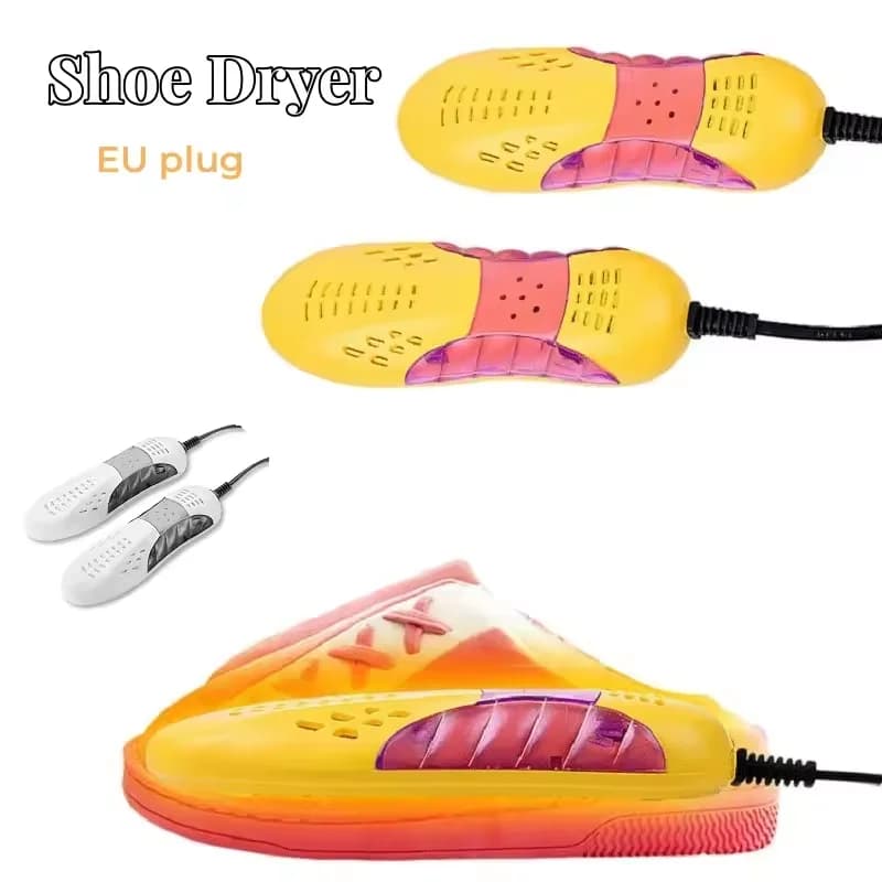 Asciugascarpe Elettrico con Deodorante, Disumidificatore, Luce UV, Asciugatura Rapida, Riscaldatore per Piedi, Scaldascarpe per Casa e Dormitorio