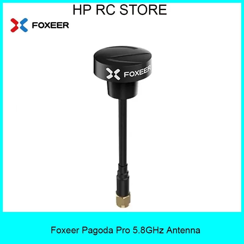 Foxeer Pagoda Pro 5.8GHz 3dBi Omni FPV Antenna RHCP SMA RP-SMA 86mm for RC FPV Racing Freestyle Droni VTX Occhiali Parts FAI DA TE