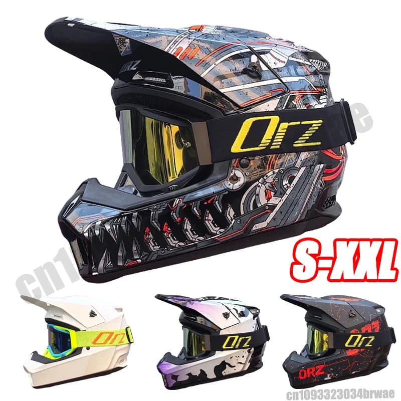 Rally Off-Road Orz Helmet, Mountain Bike and Downhill Helmet, Motorcycle Helmet with DOT Certification