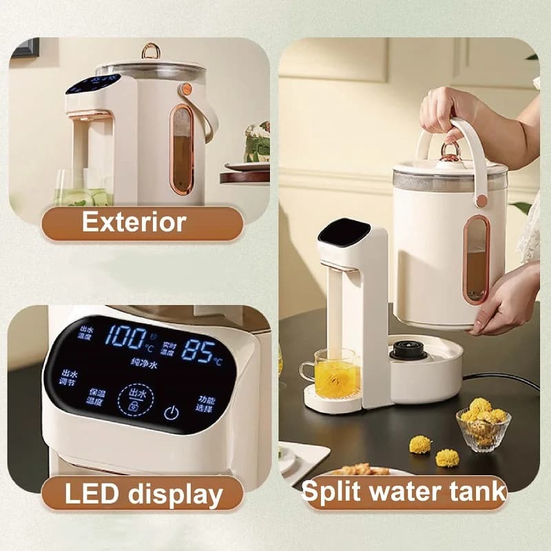 800 W Electric Water Bottle Office temperature control Hot water kettle Split water dispenser Multi-functional thermal kettle 3L