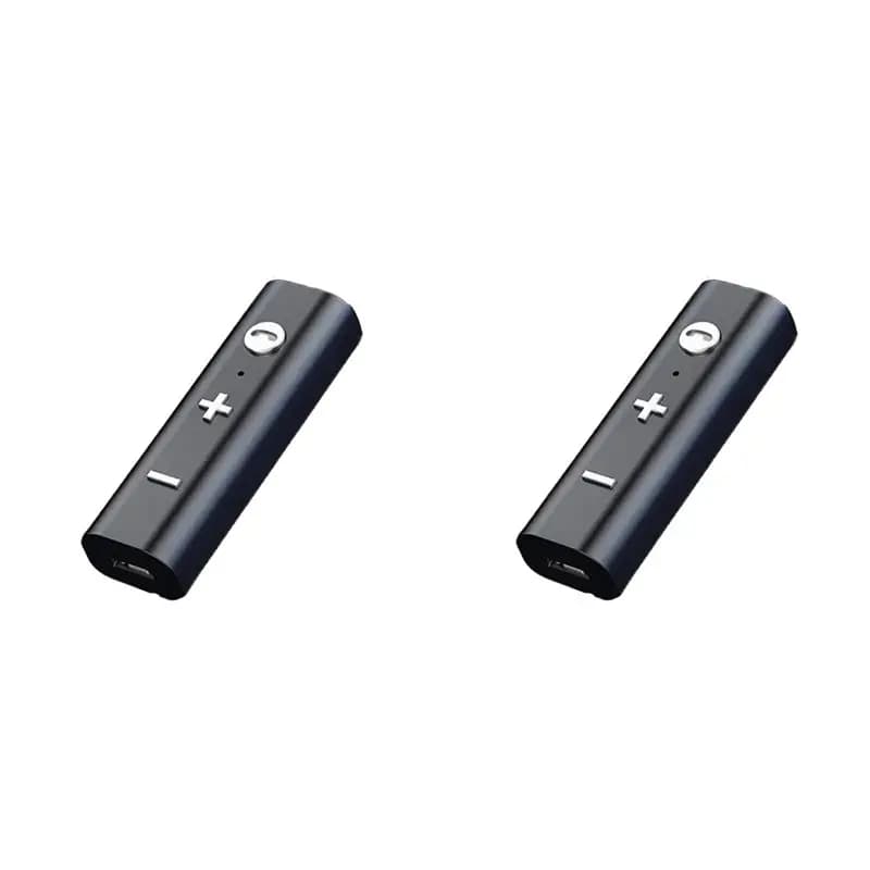 Ricevitore Bluetooth 5.0 A99E-2X per auricolari con jack da 3,5 mm, adattatore audio wireless, trasmettitore musicale Aux per cuffie, altoparlante per auto