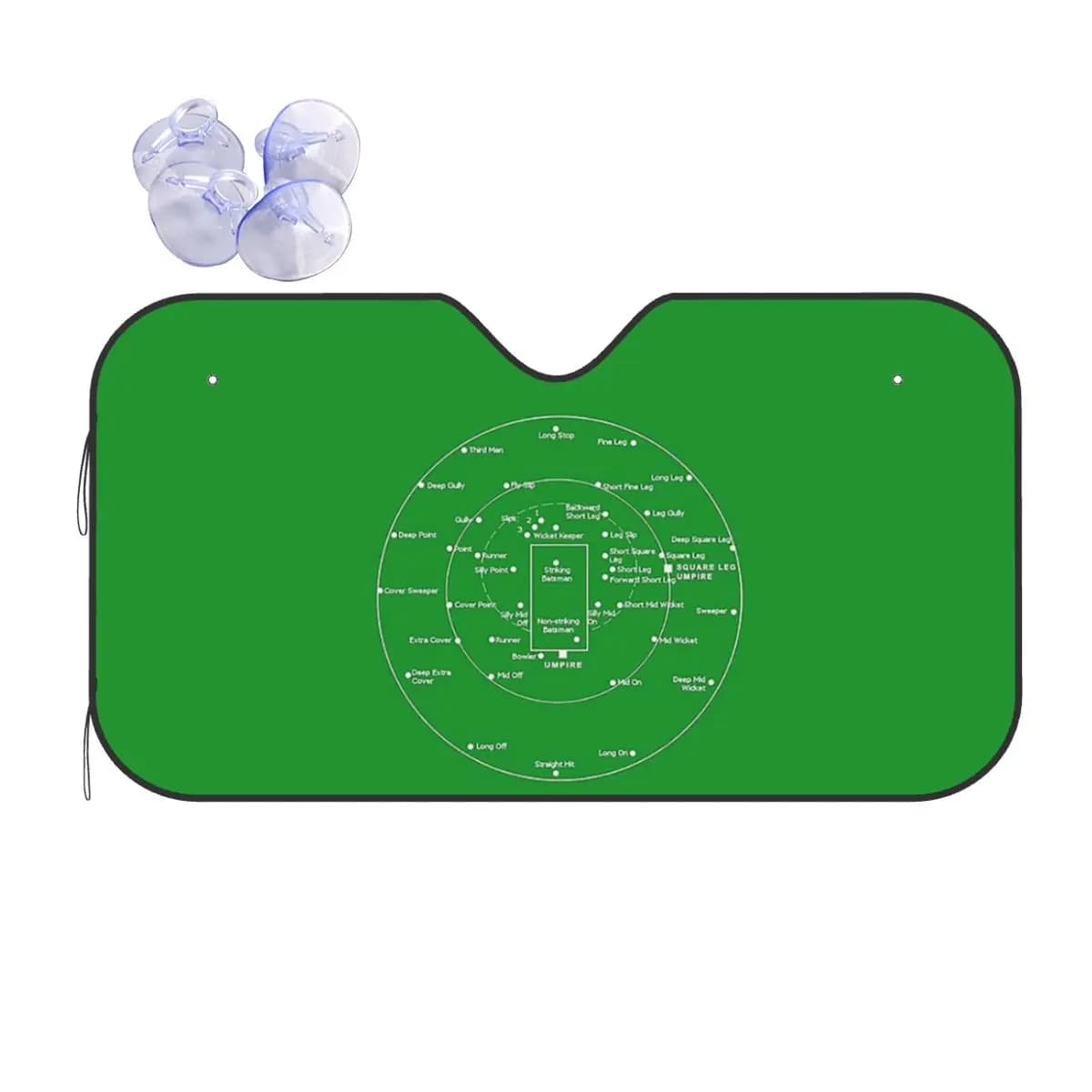 Posizioni del campo da cricket - Diagramma delle posizioni di campo Parabrezza Parabrezza per auto Parabrezza anteriore Finestra Visiera parasole Accessori Coperture