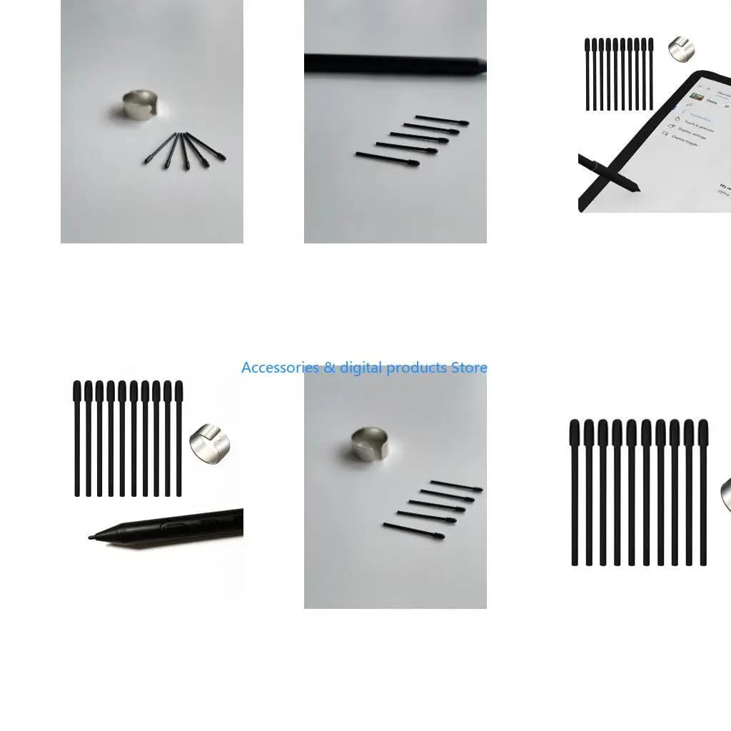 77JD 10 Replacement Pen Tips With Clip Attachments Smooth Glides For PTK470 PTK670 PTK870 Drawing Pens