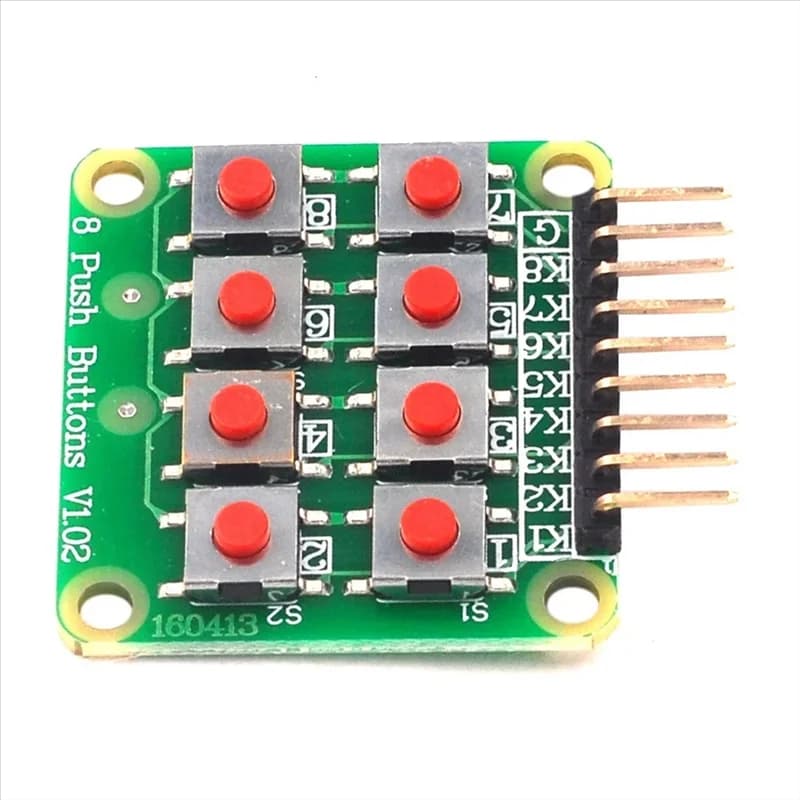 B50B-2X4 Keyboard 4X2 Keyboard 8 Buttons Keyboard for Arduino AVR PIC 2X4 Module AVR PIC
