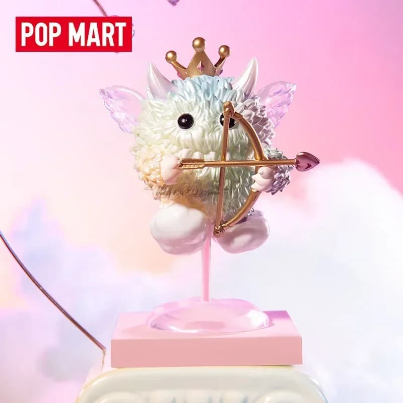 POP MART Instinctoy Mostro Fluffy Joyful Life Blind Box Guess Bag Scatola misteriosa Giocattoli Bambola Cute Anime Figure Ornamenti Collezione