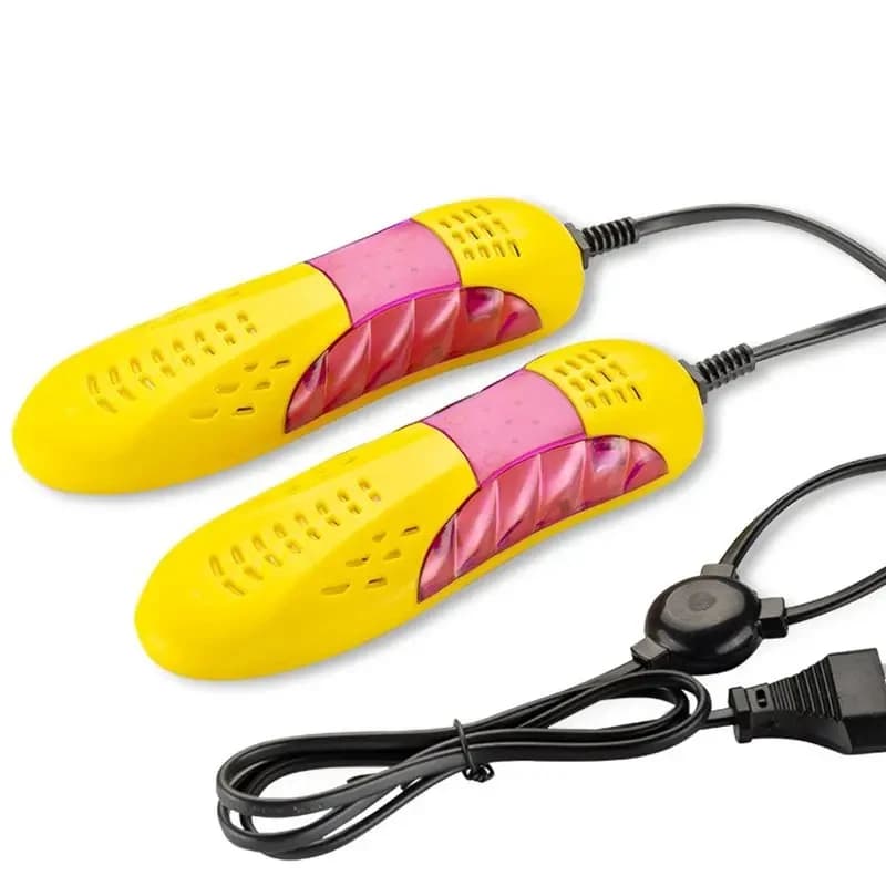 110 V-220 V Asciugatrice per scarpe Multifunzionale Scaldapiedi per uso domestico Asciugatrice per scarpe leggera Deodorante per odori Dispositivo di deumidificazione Scarpe Asciugatrice