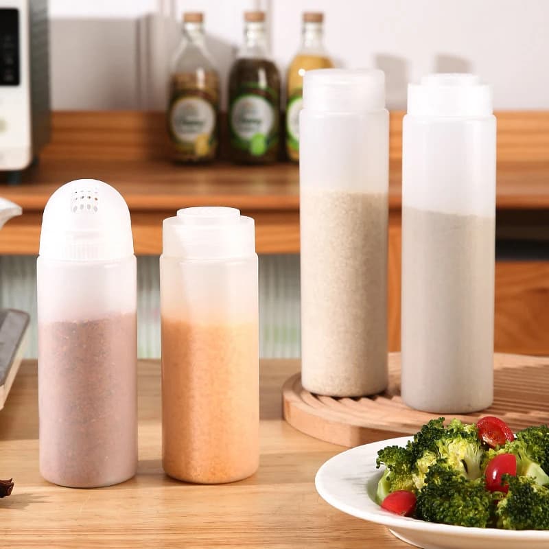 Barattolo di spezie da 400/600ML con coperchi Shaker barattoli di spezie vuoti bottiglie contenitori per condimenti per conservare spezie erbe condimento polveri