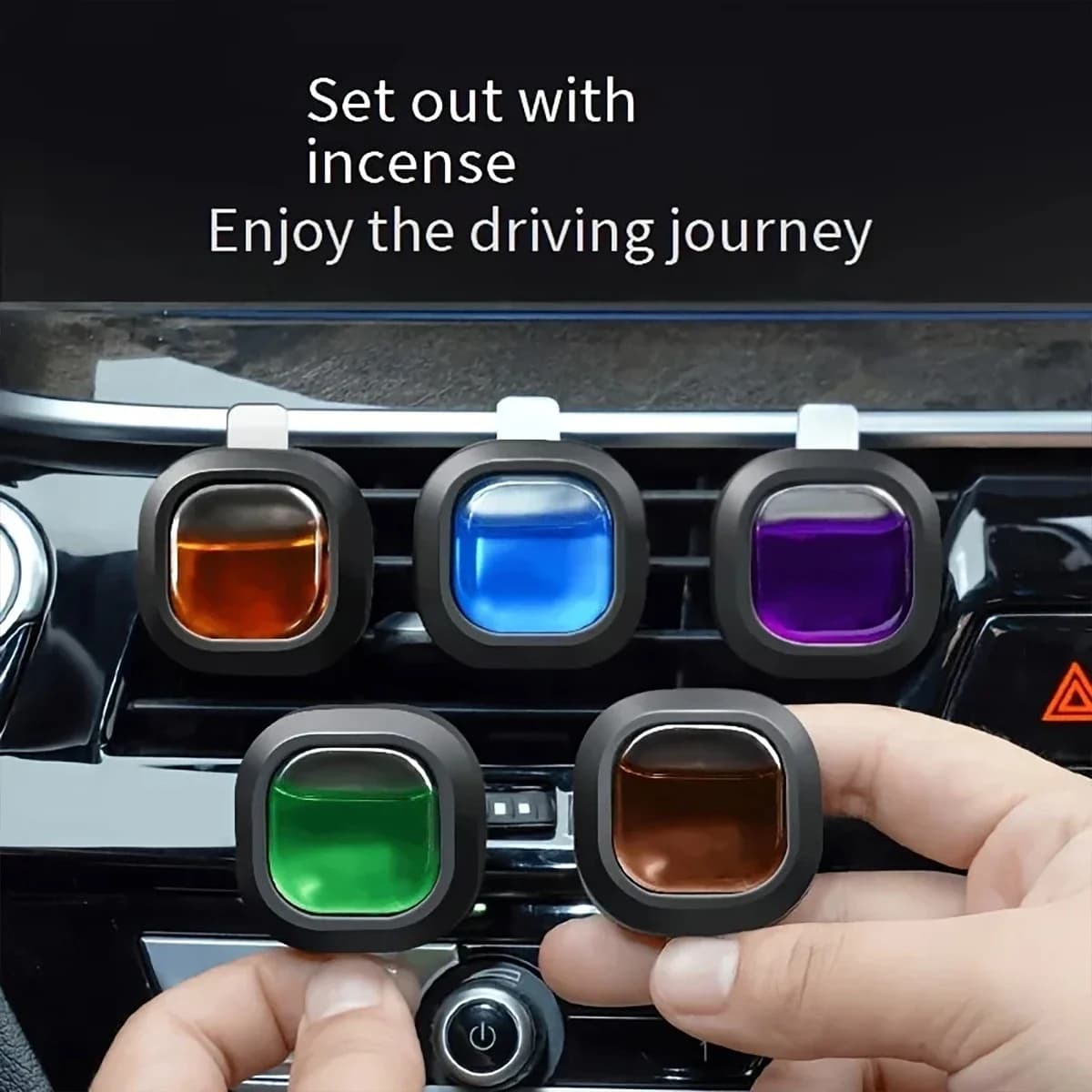 Profumatore per auto, deodorante per interni auto, profumo a lunga durata, clip per diffusione di fragranza per bocchette dell'aria.