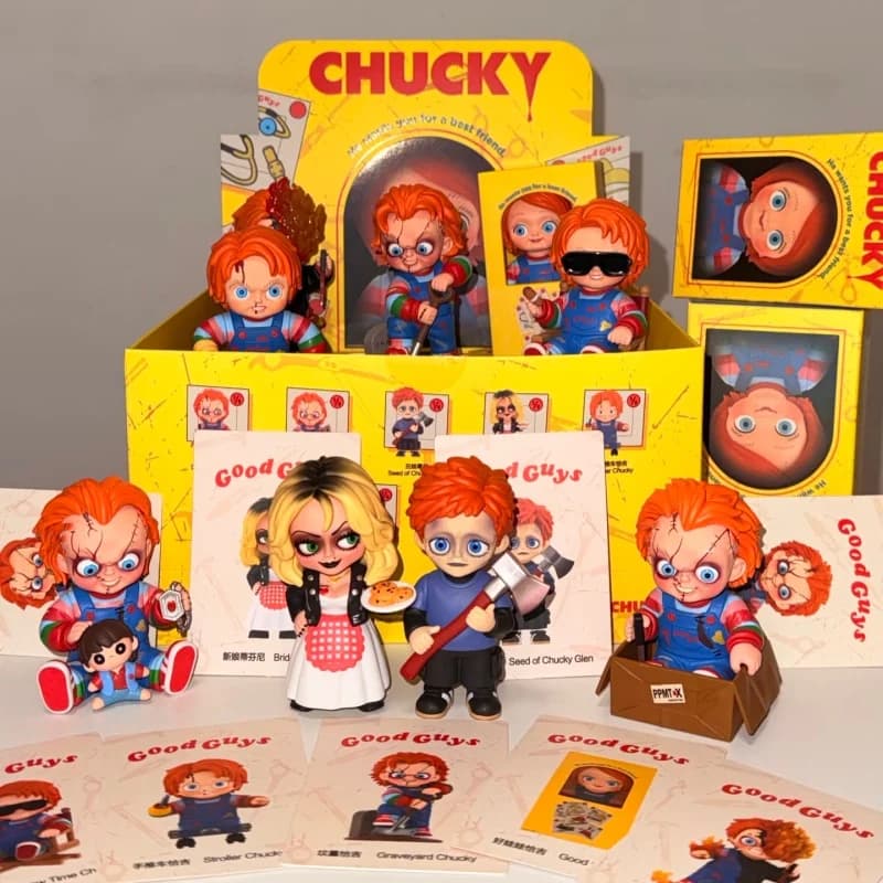 POP MART Chucky Franchise Series Genuine Blind Box Original Toys Guess Bag Mystery Box Doll Anime Figure Ornament