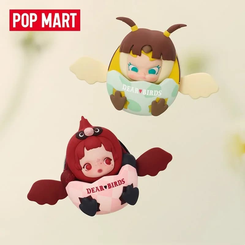 POP MART Serie Dear Birds Profumatore per Auto Blind Box Mystery Box Giocattoli Kawaii Ornamenti Statuette Decorazioni per la Casa Modelli da Scrivania Bambole