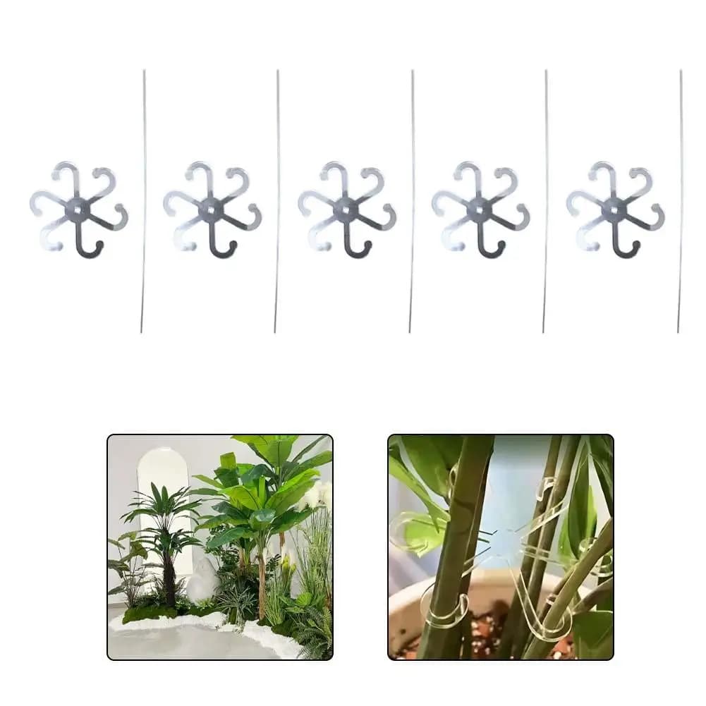Support for plant growth, support for stems and leaves for plant fixation, pot plant support, support pole for flowers.